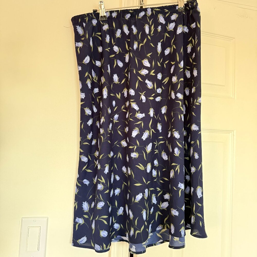 vintage floral skirt